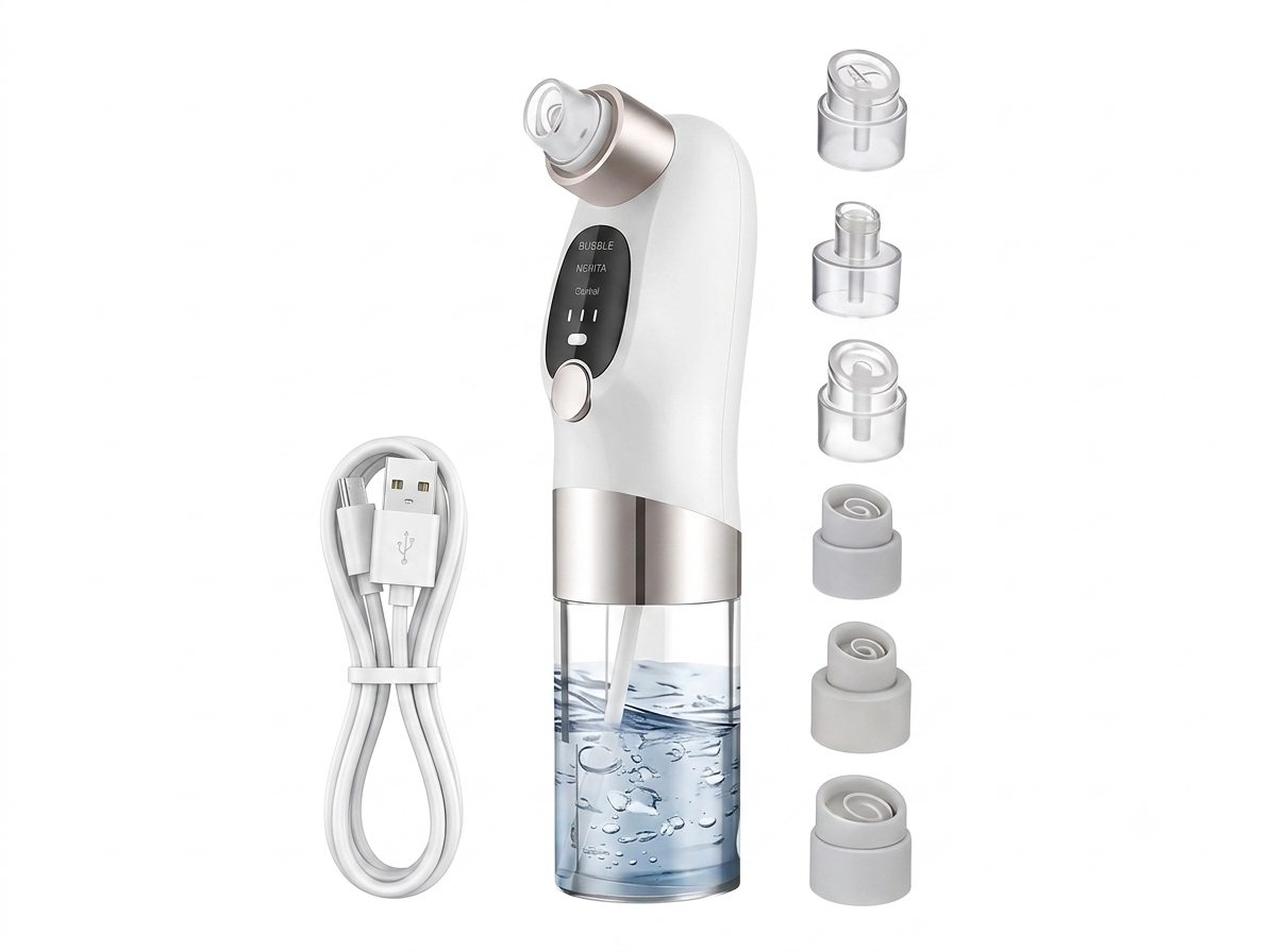Portable USB Charging Mini Bubble Blackhead Remover Beauty Device